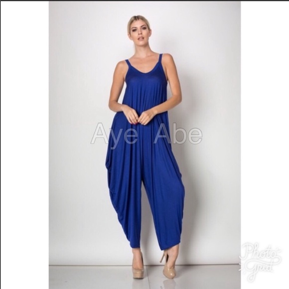 Jumpsuit Harem Pants Loose Oversized dress - Picture 4 of 5